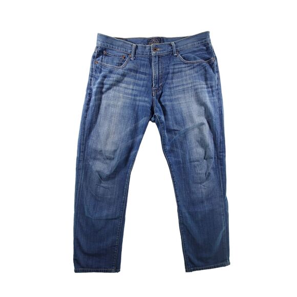 36x30 (actual 38x31) Lucky Jeans 221 Original Straight Men's Medium Wash Denim
